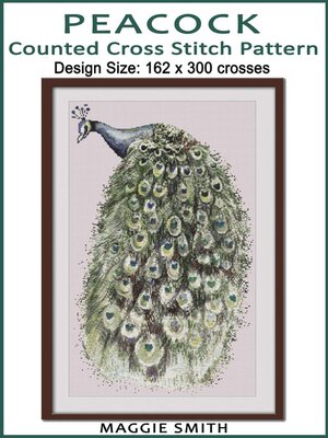 cover image of Peacock Counted Cross Stitch Pattern